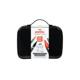 Darwi | Marbel Marker Universalmarker 24er-Set für Keramik, Glas, Textilien - Racher