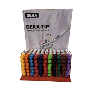 Deka | DEKA-Tip Stoffmalstift farbstarker Textilstift für helle Stoffe, wasch- & lichtecht - Racher