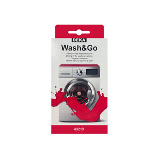Deka | Wash&Go Waschmaschinenfarbe intensive Textilfarbe für helle Naturfasern - Racher