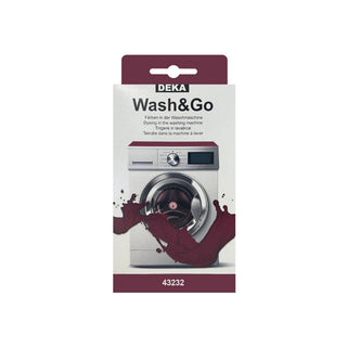 Deka | Wash&Go Waschmaschinenfarbe intensive Textilfarbe für helle Naturfasern - Racher