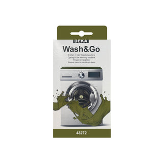 Deka | Wash&Go Waschmaschinenfarbe intensive Textilfarbe für helle Naturfasern - Racher