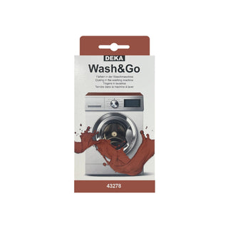 Deka | Wash&Go Waschmaschinenfarbe intensive Textilfarbe für helle Naturfasern - Racher