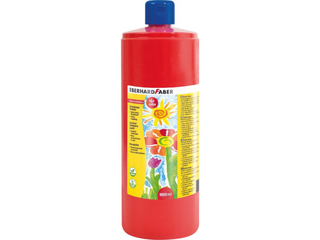 EBERHARD FABER | EFA Color Schulmalfarbe 1000 ml Kindergarten & Schule Abwaschbar - Racher