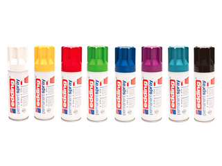 Edding 5200 | Acryllack Spray Permanent 200ml intensiv deckend & schnell trocknend für Innen & Aussen - Racher