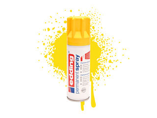 Edding 5200 | Acryllack Spray Permanent 200ml intensiv deckend & schnell trocknend für Innen & Aussen - Racher
