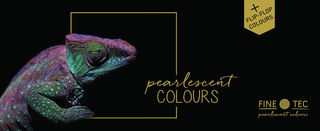 FINETEC | Perlglanzfarben Essentials Colourful Aquarellfarben Set 24 Näpfchen brillante Effektfarben - Racher