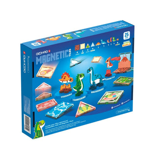 GEOMAG | Magnetic Tiles Gems Dino Welt 25 Teile - Racher