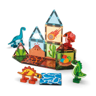 GEOMAG | Magnetic Tiles Gems Dino Welt 25 Teile - Racher