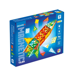 GEOMAG | Magnetic Tiles Gems Rakete 32 Teile - Racher