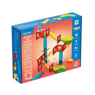 GEOMAG | Magnetic Tiles Murmelbahn 45 Teile - Racher