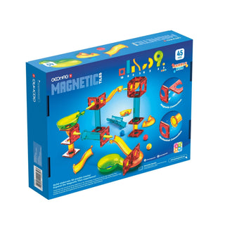 GEOMAG | Magnetic Tiles Murmelbahn 45 Teile - Racher