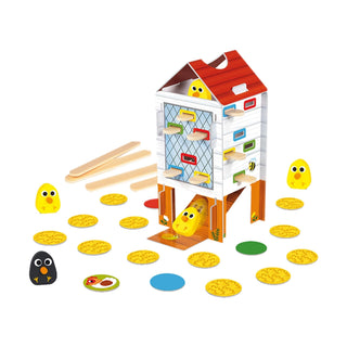 Goula | Fröhliche Küken Familienspiel ab 3 Jahren, für 2-4 Spieler - Racher