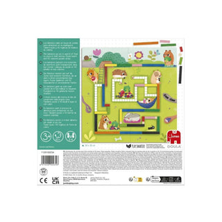 Goula | Hamster 1 bis 10 Lernspiel ab 3 Jahren, für 2-4 Spieler, Zahlen- und Legespiel aus Holz - Racher