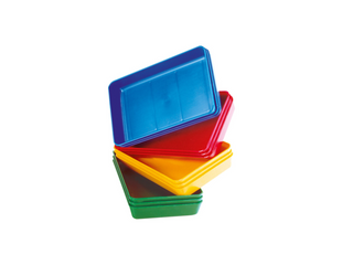 Gowi | Materialschalen Klein 12er-Set oder einzeln Sortierschalen für Bastelmaterial & Atelier - Racher