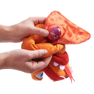 HABA  | Handpuppe Allesfresser Kuschelweiche Handpuppe für Puppentheater - Racher