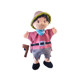 HABA  | Handpuppe Räuber - Kuschelweiche Handpuppe für Puppentheater - Racher