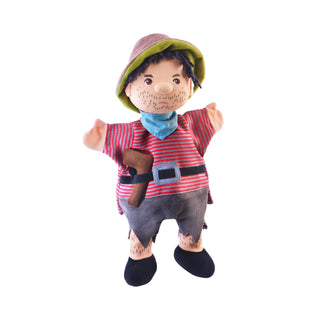 HABA  | Handpuppe Räuber - Kuschelweiche Handpuppe für Puppentheater - Racher