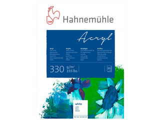 Hahnemühle | Acryl Malpapier weiss mit feiner Leinenstruktur für Acrylmalerei - Racher