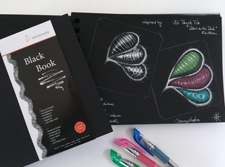 Hahnemühle | Black Book Sketch Skizzen/Zeichenbuch Künstlerpapier für starke Kontraste - Racher