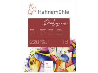 Hahnemühle | D'Aqua Zeichen und Aquarellblock 220 g/m² 30 Blatt - Racher