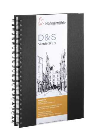 Hahnemühle | D&S Skizzenbuch robustes Zeichenbuch für starke Linien & feine Nuancen - Racher