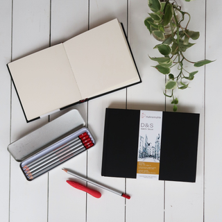 Hahnemühle | D&S Skizzenbuch robustes Zeichenbuch für starke Linien & feine Nuancen - Racher