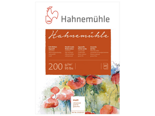 Hahnemühle | Echt-Bütten Aquarellblock 200 g/m² Matt verschiedene Grössen - Racher