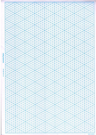 Hahnemühle | Isometrieblock – Zeichenpapier mit isometrischem Koordinatennetz - Racher