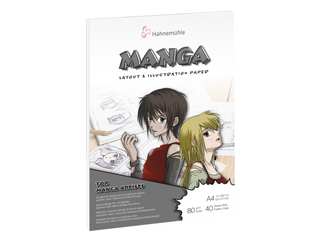Hahnemühle | Manga Layout & Illustration Zeichenblock Zeichenpapier A4 - Racher
