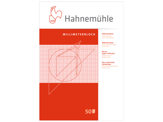 Hahnemühle | Millimeterblock Zeichenpapier Millimeterpapier mit 1-mm-Teilung - Racher