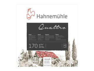 Hahnemühle | Quattro Zeichenpapier Künstlerpapier für Skizzen & Aquarell - Racher