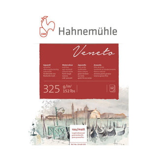 Hahnemühle | Veneto Aquarellblock Naturweiss, rau & matt - Racher