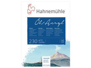 Hahnemühle | Öl/Acryl Malpapier Leinenprägung Malkarton Öl- und Acrylmalerei - Racher