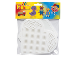 Hama | Bügelperlen Stiftplatten Midi 2er Set Herz & Sechseck - Racher