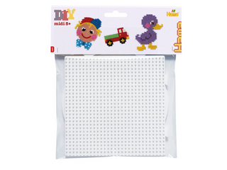 Hama | Bügelperlen Stiftplatten Midi 2er Set Rund & Quadratisch - Racher