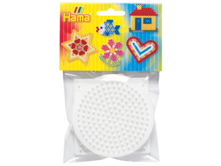 Hama | Bügelperlen Stiftplatten Midi 2er Set Rund & Quadratisch (klein) - Racher