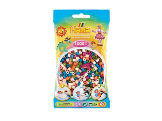 Hama | Beutel mit Midi Bügelperlen Mix 1000 Stück - Racher