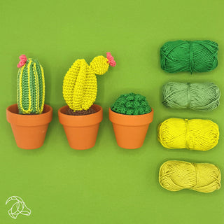 Hardicraft | Cacti Häkel-Set DIY Kakteen aus Baumwolle - Racher