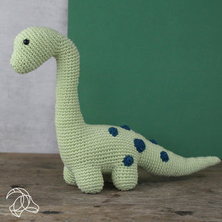 Hardicraft | Dino Brontosaurus Häkel-Set DIY Dinosaurier aus Baumwolle - Racher