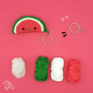 Hardicraft | Melon Schlüsselanhänger Häkel-Set DIY Melonenanhänger - Racher