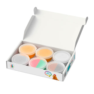 Hey Clay | Knetmasse Bauernhof Vögel 6 Dosen Selbsttrocknende Knete - Racher