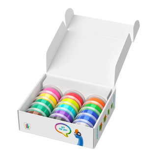 Hey Clay | Knetmasse Dinos 15 Dosen Selbsttrocknende Knete - Racher