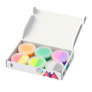 Hey Clay | Knetmasse Dinos 6 Dosen Selbsttrocknende Knete - Racher