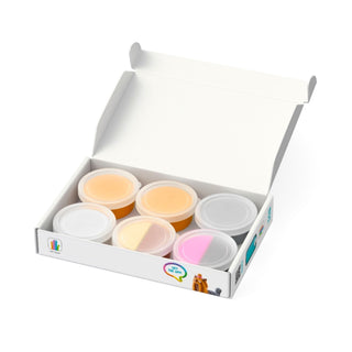 Hey Clay | Knetmasse Hunde 6 Dosen Selbsttrocknende Knete - Racher