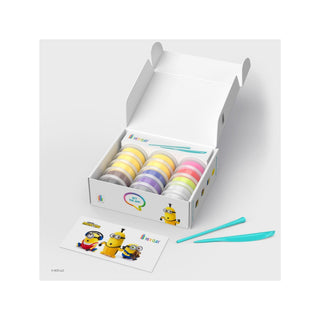 Hey Clay | Knetmasse Minions 15 Dosen Selbsttrocknende Knete - Racher