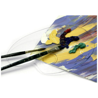 Honsell | Farbpaletten Acrylglas oval für Farben und Mischtechniken - Racher