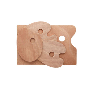 Honsell | Farbpaletten aus Holz Oval & Rechteckig in 4 Grössen für Künstlerfarben - Racher