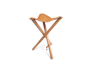 Honsell | Malhocker mit Ledersitz klappbarer Künstlerhocker aus Buche - Racher