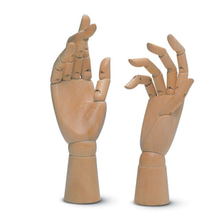 Honsell | Modellhand Holz Zeichenhand 28 cm beweglich männlich rechts - Racher