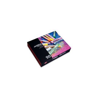JAXELL | Pastellkreide Extra fein Holzkoffer 90er-Set - Racher